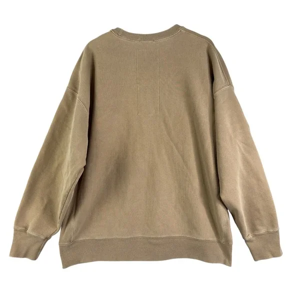 REVERSE WEAVE Crew Sweatshirt Beige‎ XL Long sleeve Cicio Eco Botanical Dyes - Picture 2 of 7